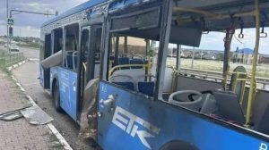 Дрон ВСУ ударил по автобусу в Белгородской области