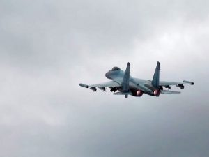 Су-35С совершил прорыв ПВО Украины в Сумской области