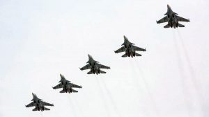 Десять Су-30СМ2 отработали удары по целям в Центральной Европе