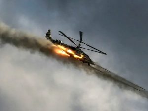 Ка-52 «Аллигатор» уничтожает украинские дроны в воздушных боях над Чёрным морем