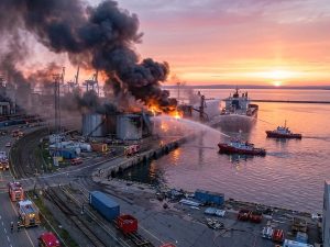 Россия уничтожает портовую инфраструктуру ВСУ