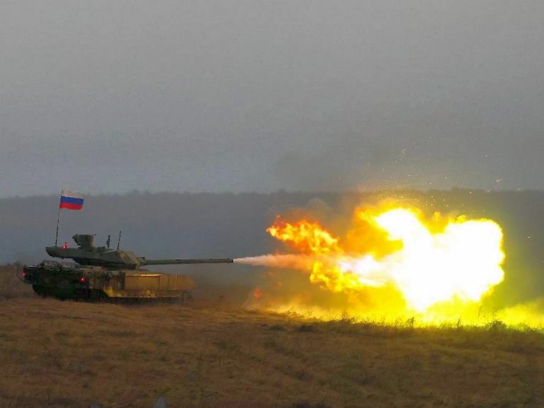 Россия испытала роботизированный танк на базе Т-72Б3М